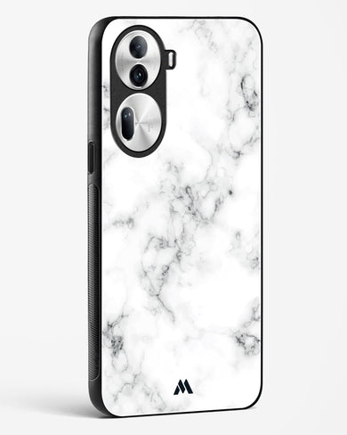 Bleached Bone Marble Glass Case Phone Cover (Oppo)