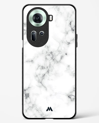 Bleached Bone Marble Glass Case Phone Cover (Oppo)