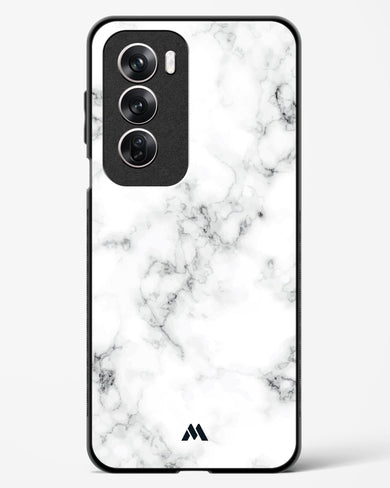 Bleached Bone Marble Glass Case Phone Cover (Oppo)