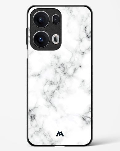 Bleached Bone Marble Glass Case Phone Cover (Oppo)