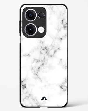 Bleached Bone Marble Glass Case Phone Cover (Oppo)
