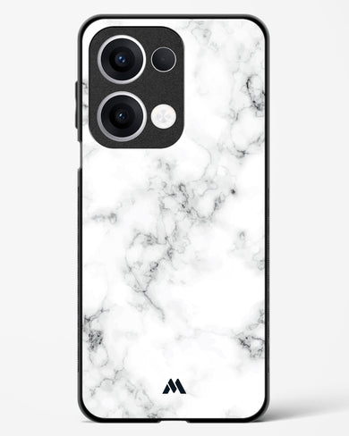 Bleached Bone Marble Glass Case Phone Cover (Oppo)