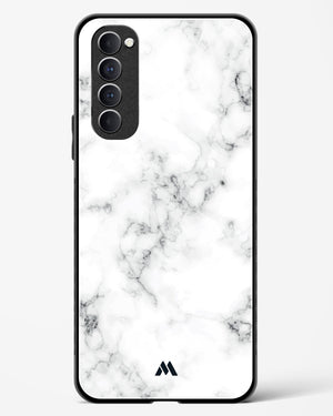 Bleached Bone Marble Glass Case Phone Cover (Oppo)