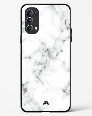 Bleached Bone Marble Glass Case Phone Cover (Oppo)