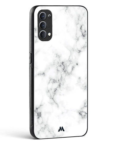 Bleached Bone Marble Glass Case Phone Cover (Oppo)