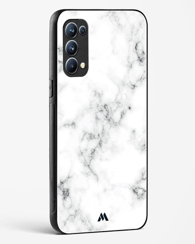 Bleached Bone Marble Glass Case Phone Cover (Oppo)