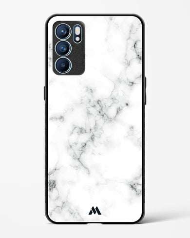 Bleached Bone Marble Glass Case Phone Cover (Oppo)