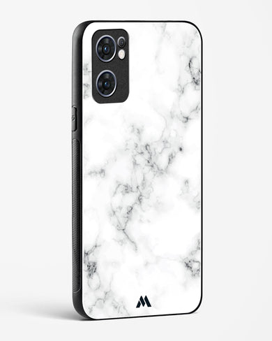 Bleached Bone Marble Glass Case Phone Cover (Oppo)