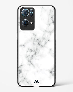 Bleached Bone Marble Glass Case Phone Cover (Oppo)