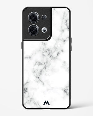 Bleached Bone Marble Glass Case Phone Cover (Oppo)