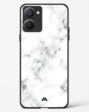 Bleached Bone Marble Glass Case Phone Cover-(Realme)