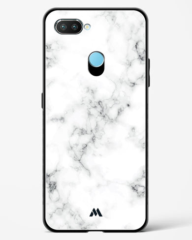 Bleached Bone Marble Glass Case Phone Cover-(Realme)