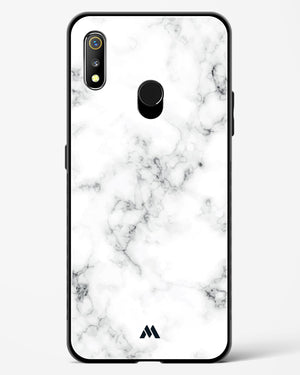 Bleached Bone Marble Glass Case Phone Cover-(Realme)