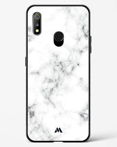 Bleached Bone Marble Glass Case Phone Cover (Realme)