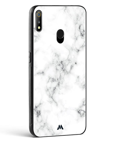 Bleached Bone Marble Glass Case Phone Cover (Realme)