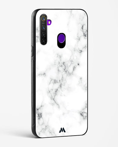 Bleached Bone Marble Glass Case Phone Cover (Realme)