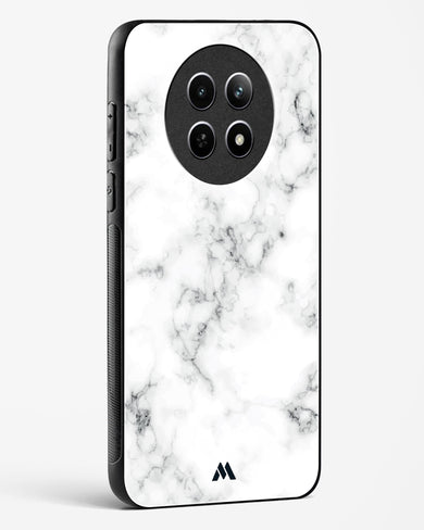 Bleached Bone Marble Glass Case Phone Cover (Realme)