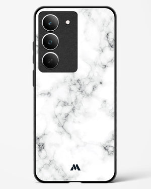Bleached Bone Marble Glass Case Phone Cover (Realme)