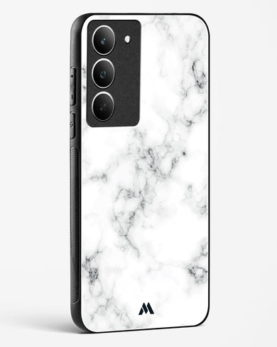 Bleached Bone Marble Glass Case Phone Cover (Realme)