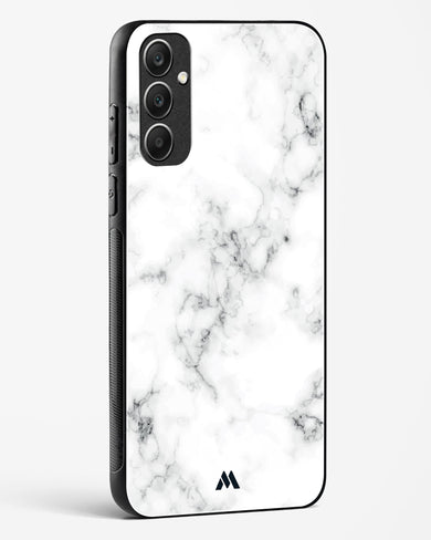 Bleached Bone Marble Glass Case Phone Cover (Samsung)