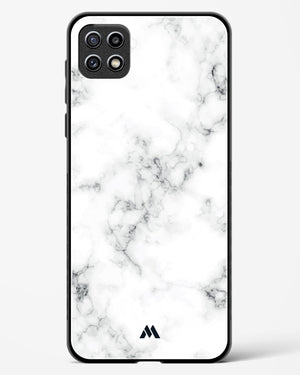 Bleached Bone Marble Glass Case Phone Cover-(Samsung)