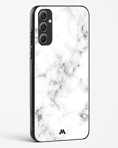 Bleached Bone Marble Glass Case Phone Cover (Samsung)