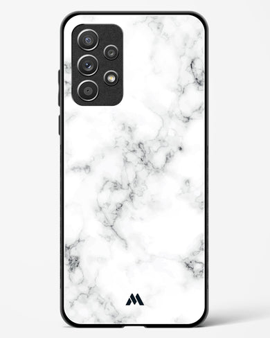 Bleached Bone Marble Glass Case Phone Cover-(Samsung)