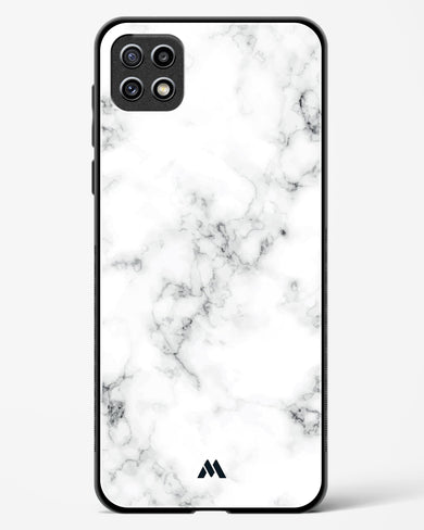 Bleached Bone Marble Glass Case Phone Cover (Samsung)