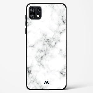 Bleached Bone Marble Glass Case Phone Cover (Samsung)