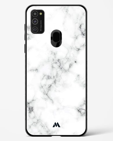 Bleached Bone Marble Glass Case Phone Cover (Samsung)
