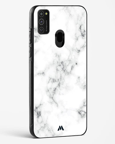 Bleached Bone Marble Glass Case Phone Cover (Samsung)