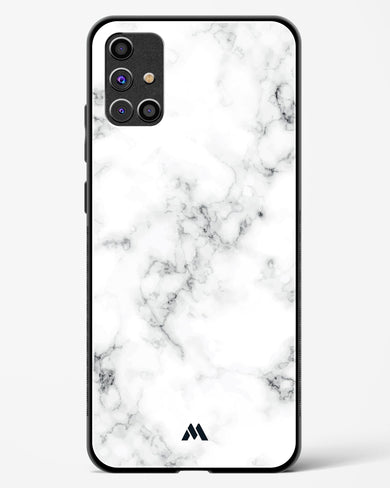 Bleached Bone Marble Glass Case Phone Cover (Samsung)