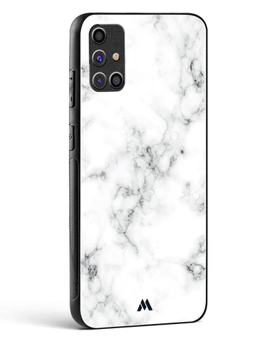 Bleached Bone Marble Glass Case Phone Cover (Samsung)