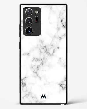 Bleached Bone Marble Glass Case Phone Cover (Samsung)