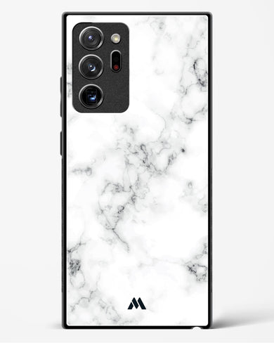 Bleached Bone Marble Glass Case Phone Cover (Samsung)