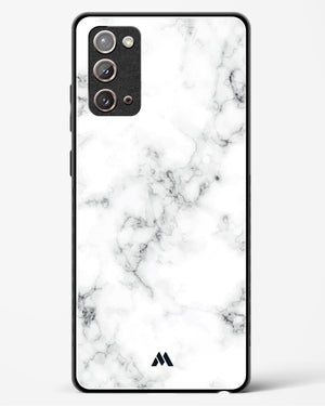 Bleached Bone Marble Glass Case Phone Cover (Samsung)