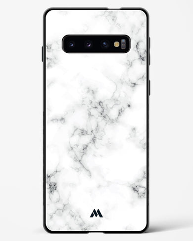 Bleached Bone Marble Glass Case Phone Cover (Samsung)