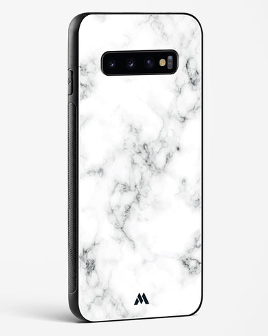 Bleached Bone Marble Glass Case Phone Cover (Samsung)