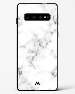 Bleached Bone Marble Glass Case Phone Cover (Samsung)