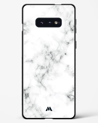 Bleached Bone Marble Glass Case Phone Cover-(Samsung)