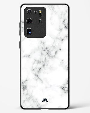 Bleached Bone Marble Glass Case Phone Cover (Samsung)