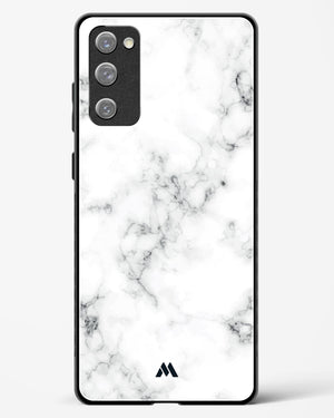 Bleached Bone Marble Glass Case Phone Cover-(Samsung)