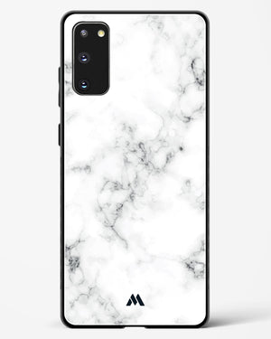 Bleached Bone Marble Glass Case Phone Cover-(Samsung)