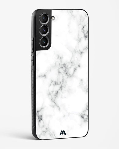 Bleached Bone Marble Glass Case Phone Cover-(Samsung)