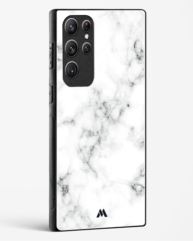 Bleached Bone Marble Glass Case Phone Cover (Samsung)