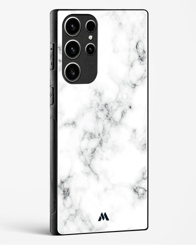 Bleached Bone Marble Glass Case Phone Cover (Samsung)