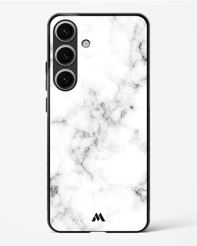 Bleached Bone Marble Glass Case Phone Cover (Samsung)