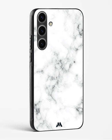 Bleached Bone Marble Glass Case Phone Cover-(Samsung)