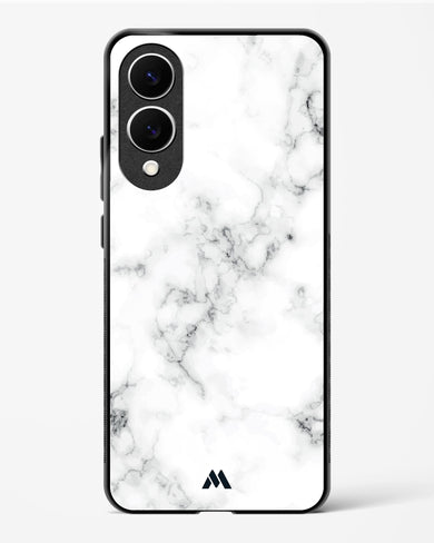 Bleached Bone Marble Glass Case Phone Cover (Samsung)
