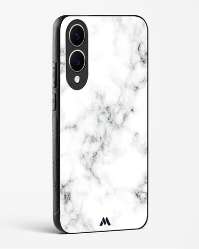 Bleached Bone Marble Glass Case Phone Cover (Samsung)